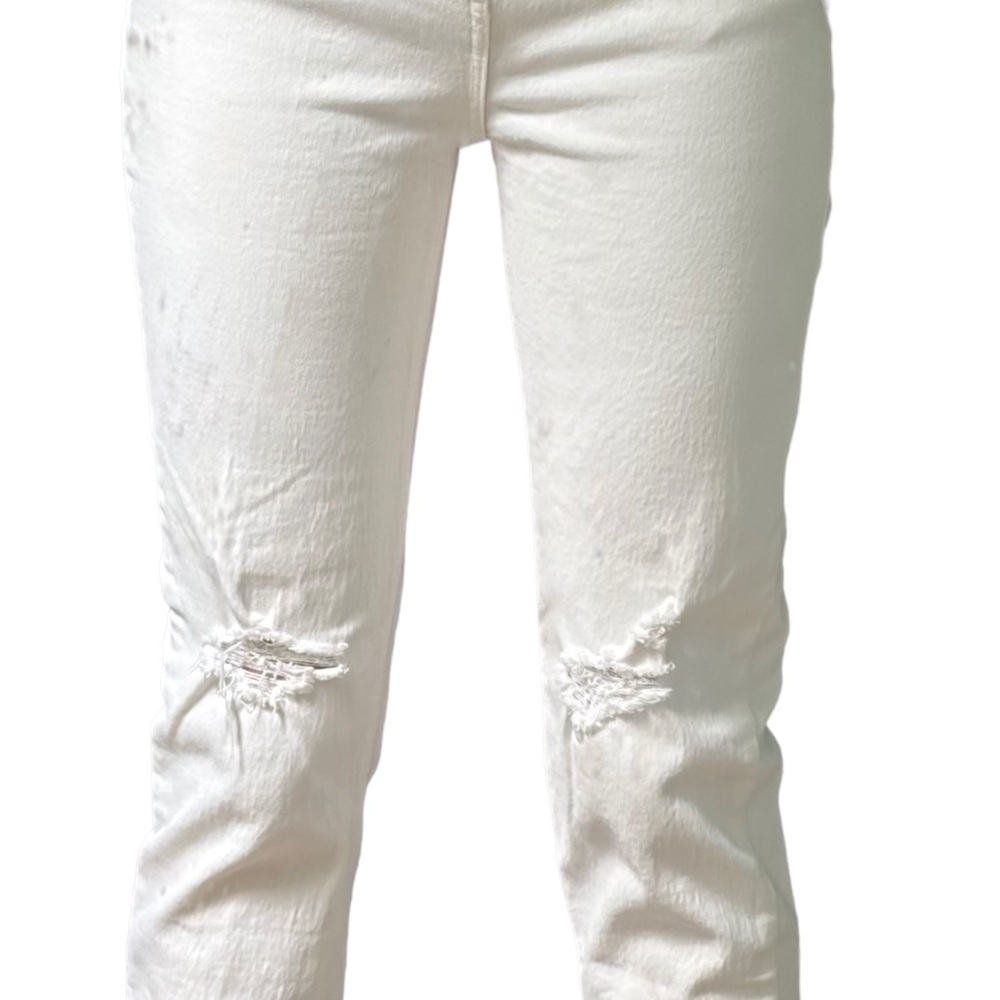 GAP Women's Straight Leg Jeans in Cream